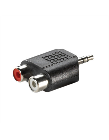 Adapter VALUE 3,5 mm (M)-naar-cinch (2x F)