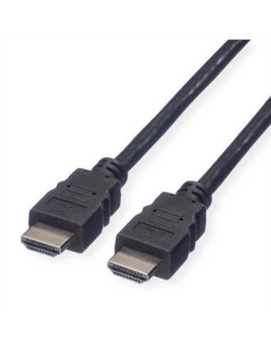 VALUE kabel do monitora HDMI High Speed, M/M, zwart, 1 m