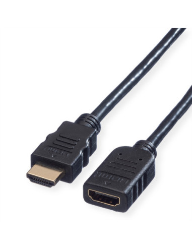 VALUE Kabel HDMI High Speed met Ethernet M-F, 2 m