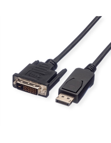 VALUE Kabel DisplayPort męski DP - DVI (24+1) męski, LSOH, czarny, 1,5 m