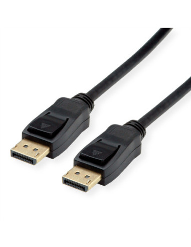 VALUE Kabel DisplayPort, DP v1.3/v1.4, M/M, czarny, 1,5 m