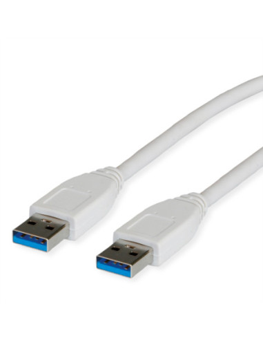 Kabel VALUE USB 3.2 Gen 1, typ A-A, biały, 1,8 m