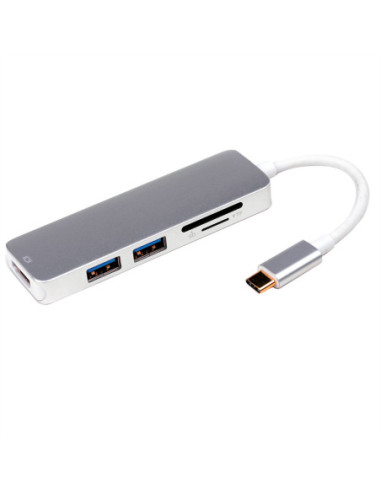 Stacja dokująca ROLINE USB typu C, 4K HDMI, USB 3.2 Gen 1, SD/MicroSD