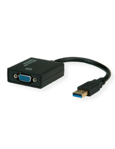 VALUE USB Display Adapter, USB 3.2 Gen 1 naar VGA