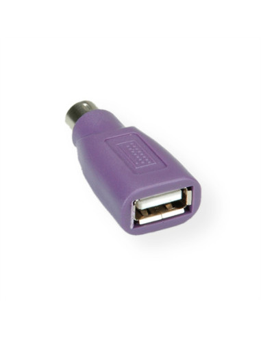 Adapter klawiatury VALUE PS/2 - USB, fioletowy