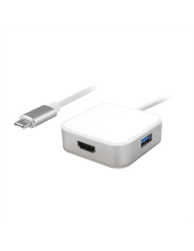 VALUE Display Adapter USB Type C - HDMI + 2x USB 3.2 Gen 1 Type A + PD