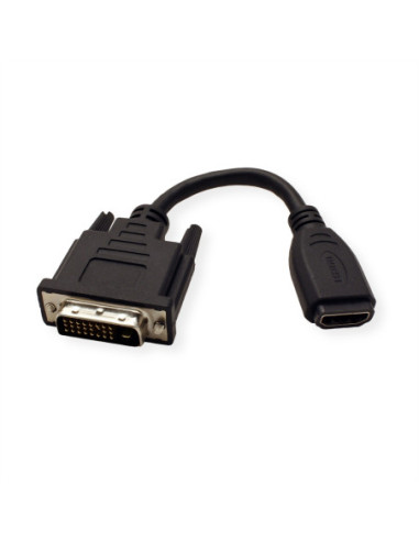 VALUE Adapter HDMI-DVI, HDMI żeński / DVI-D męski