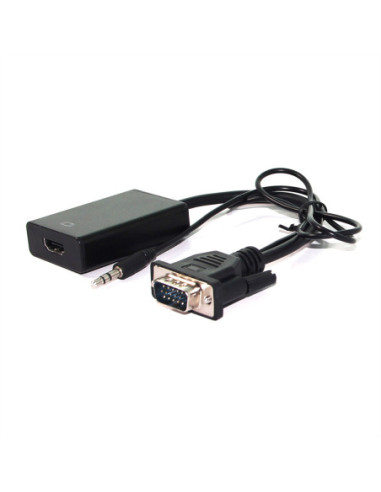 Adapter kablowy VALUE, VGA + audio do HDMI, 0,15 m