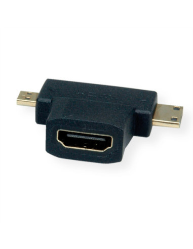 VALUE Adapter T HDMI, HDMI - HDMI Mini + HDMI Micro