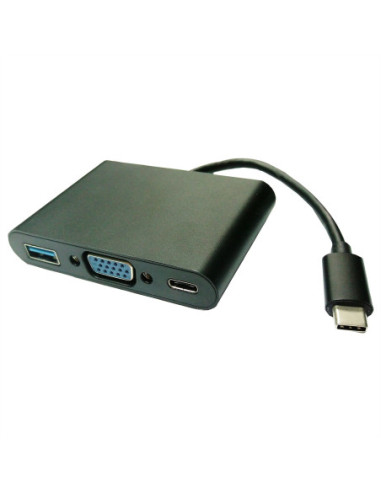VALUE Adapter terminali USB typu C - VGA + USB 3.2 Gen 1 A + PD typu C