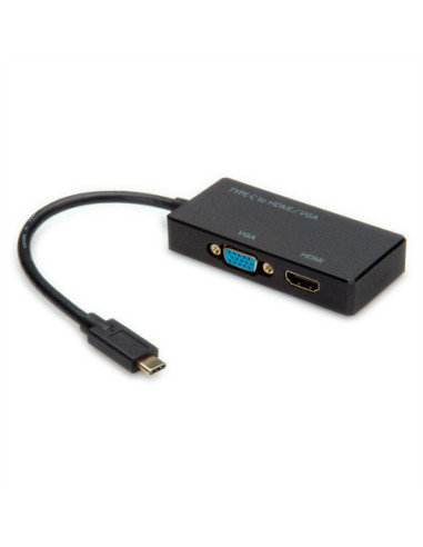 VALUE Adapter terminali USB typu C - VGA / HDMI