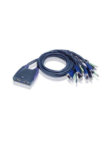Przełącznik KVM ATEN CS64US VGA, USB, audio, 4 porty