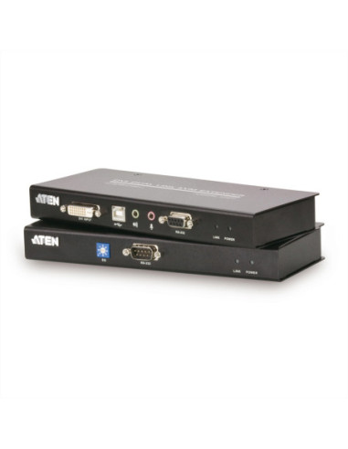 ATEN CE602 KVM-extensie Dual Link DVI, USB, audio, RS232, 60m