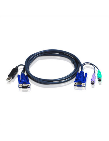Kabel USB-KVM ATEN 2L-5506UP, czarny, 6 m