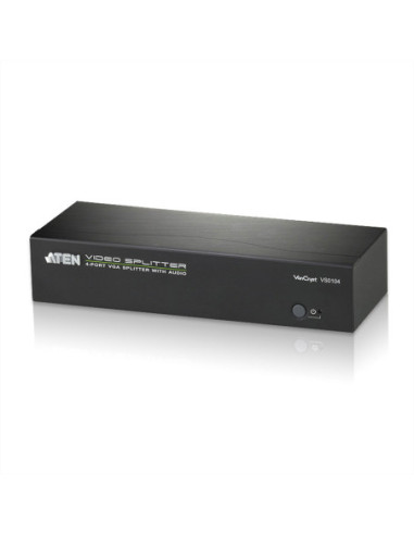 ATEN VS0104 Rozgałęźnik wideo VGA, 450 MHz, audio, RS232, 4-głosowy