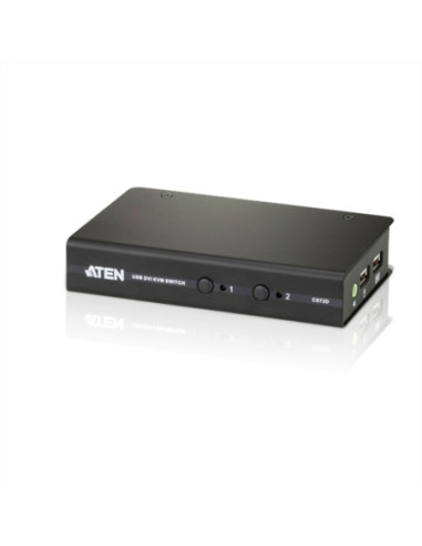 Przełącznik KVM ATEN CS72D DVI, USB, audio, 2 porty