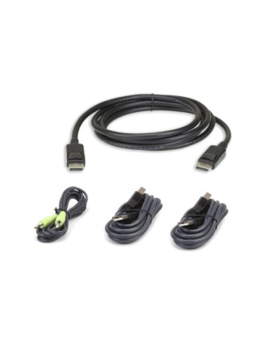 ATEN 2L-7D03UDPX4 Zestaw bezpiecznych kabli KVM USB DisplayPort 3 m