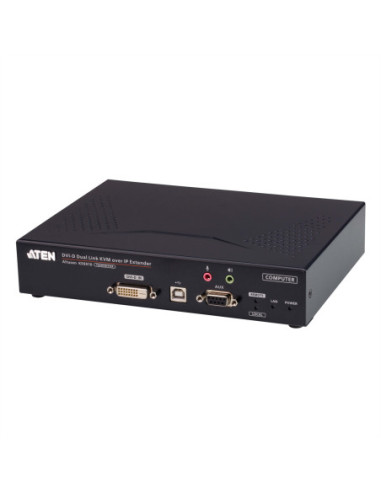 ATEN KE6910T DVI-D Dual Link KVM Over IP Extender Zender