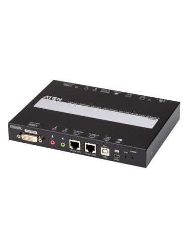 ATEN CN9600 1-lokalny-zewnętrzny dostęp współdzielony Jednoportowy przełącznik DVI KVM over IP