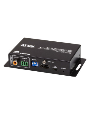 ATEN VC882 True 4K HDMI Repeater z funkcją Audio Embedder i De-Embedder
