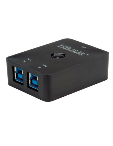 VALUE Handmatige USB 3.2 Gen 1 Switch, 2 porty