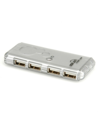 VALUE Mini Hub USB 2.0, 4 porty, bez zasilacza