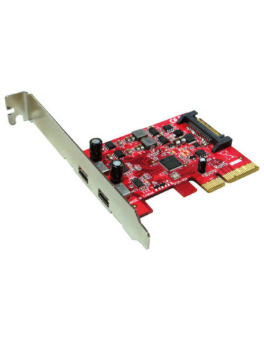 Karta ROLINE PCI Express, USB 3.2 Gen 2, 2x USB-C