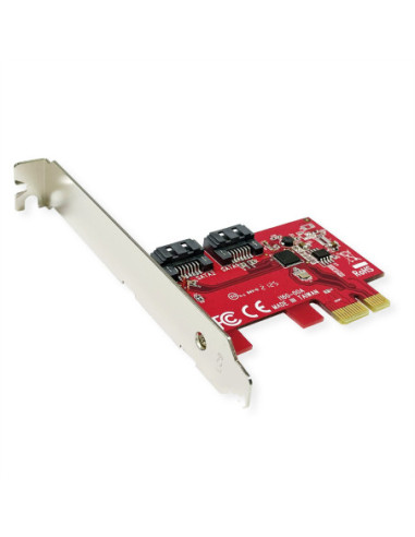 ROLINE PCIe x1 SATA III 6Gbps AHCI 2-portowa niskoprofilowa karta hosta
