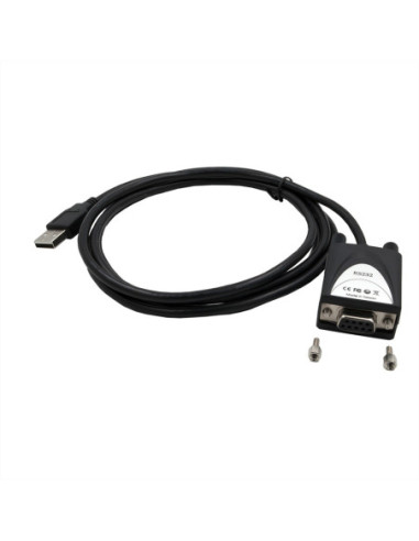 EXSYS EX-1311-2F Kabel USB 2.0 do 1 x szeregowy RS-232 1,8 m z 9-stykowym żeńskim wyświetlaczem LED