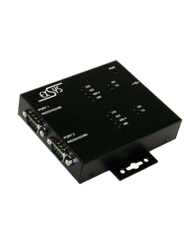 EXSYS EX-1333VIS USB2.0 na 2 porty szeregowe RS-232/422/485 - zabezpieczenie przeciwprzepięciowe i izolator optyczny