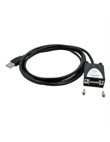 EXSYS EX-1311-2-5V USB 2.0 do szeregowego RS-232 z napięciem 5V na pinie 9