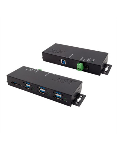 EXSYS EX-1189HMVS-3 7-portowy koncentrator USB 3.2 Gen1