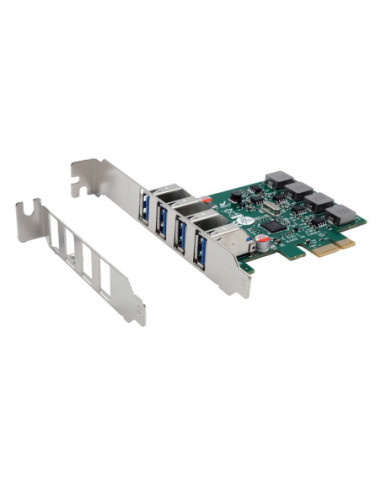 EXSYS EX-11044 4-portowa karta USB 3.2 Gen 1 PCIe