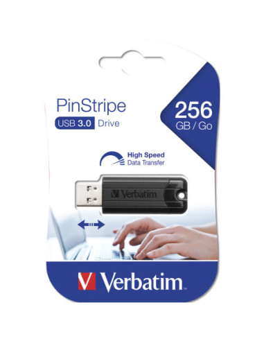 VERBATIM Store 'n' Go PinStripe USB 3.0, 256 GB