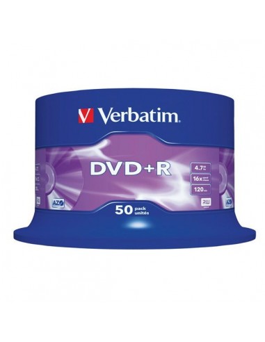 VERBATIM DVD+R 4,7GB Cake 50szt. 16x