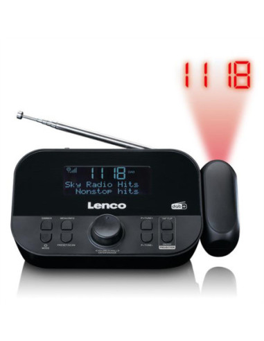 Lenco radio z budzikiem DAB+ FM CR-615