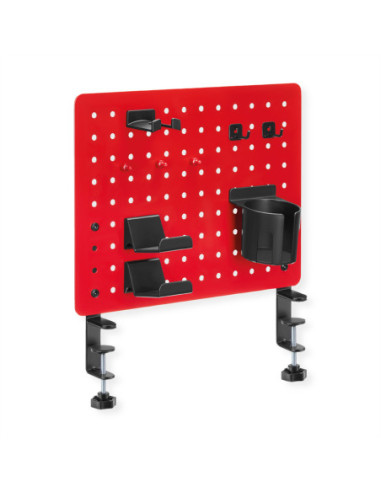 VALUE Pin board dla graczy, mocowanie na klips, czerwony