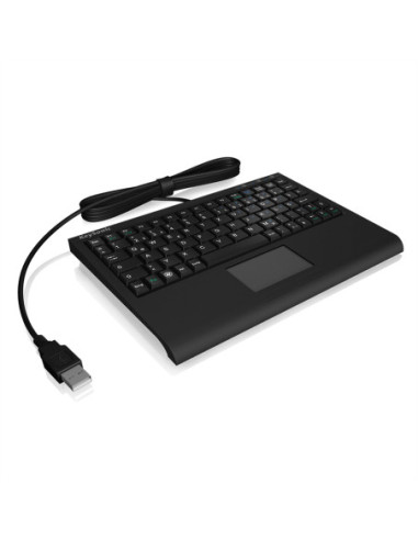 Super mini klawiatura KeySonic ACK-3410 z wbudowanym inteligentnym touchpadem