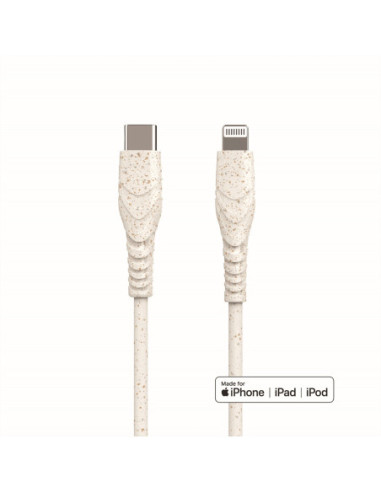 BIOnd Kabel USB-C / Lightning 3A Eco-friendly recykling 1,5 m