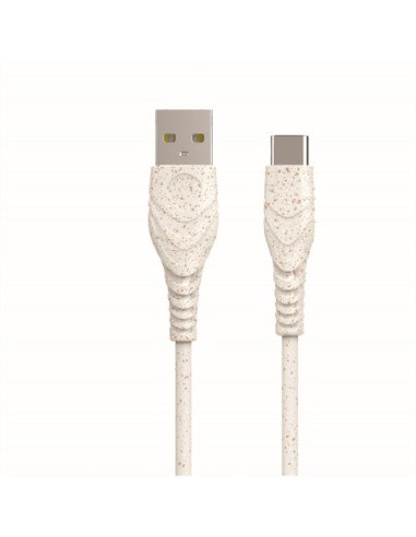 BIOnd Kabel USB-A / USB-C 3A Eco-friendly recykling 1,2 m