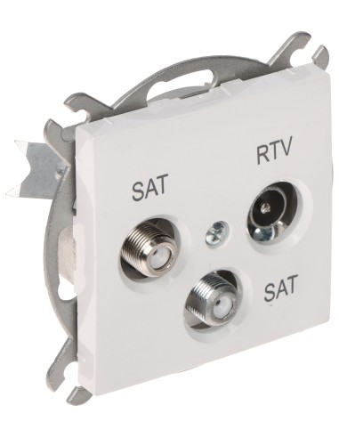 GNIAZDO KOŃCOWE SANTRA/4160-10/EPN R-TV + 2xSAT Elektro-Plast