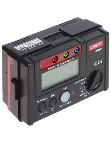 MIERNIK REZYSTANCJI IZOLACJI + TESTER RCD UT-582+ UNI-T