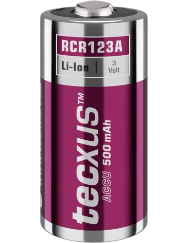 RCR123 akumulator – 500 mAh, 1 szt./karton