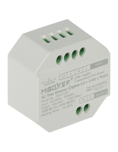 INTELIGENTNY STEROWNIK OŚWIETLENIA LED TRI-C1ZR ZigBee, 2.4GHz