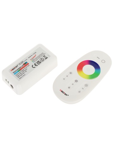 STEROWNIK OŚWIETLENIA LED Z PILOTEM FUT025 2.4 GHz, RGB 12 ... 24 V DC MiBOXER / Mi-Light