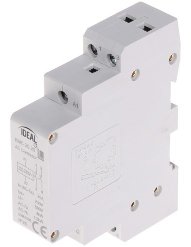 STYCZNIK MODUŁOWY KMC-20-20 20 A 230 V AC IDEAL