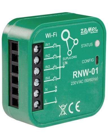 INTERFEJS WEJŚĆ RNW-01 Wi-Fi SUPLA ZAMEL