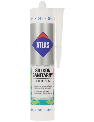 SILIKON SANITARNY SIL-S280-W/ATLAS SILTON S KARTUSZ 280 ml BIAŁY