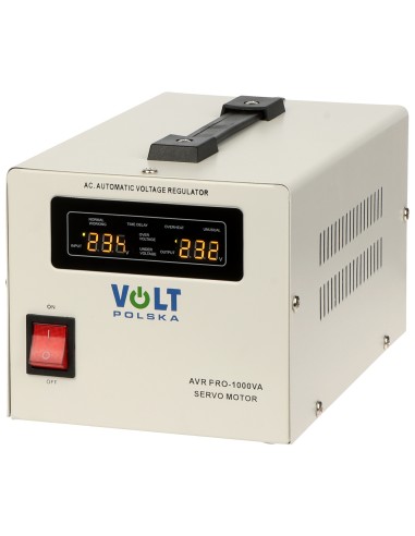 STABILIZATOR NAPIĘCIA SIECIOWEGO AVR-PRO-1000VA VOLT Polska