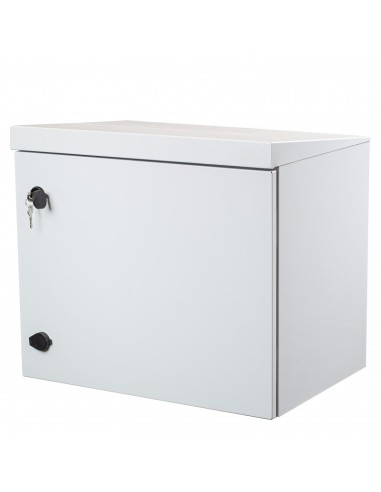 Szafa wisząca IP65 12U 19", 660x590x430 mm, drzwi metalowe